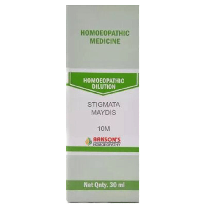 Bakson's Homeopathy Stigmata Maydis Dilution 10M - Classic Derma