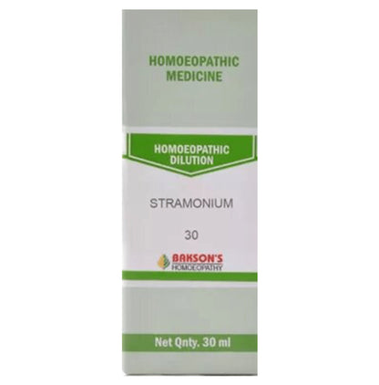 Bakson's Homeopathy Stramonium Dilution 30 - Classic Derma