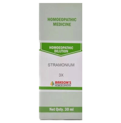 Bakson's Homeopathy Stramonium Dilution 3X - Classic Derma