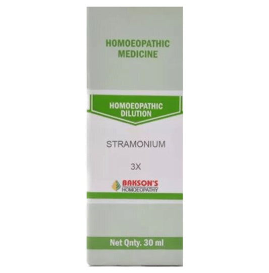 Bakson's Homeopathy Stramonium Dilution 3X - Classic Derma