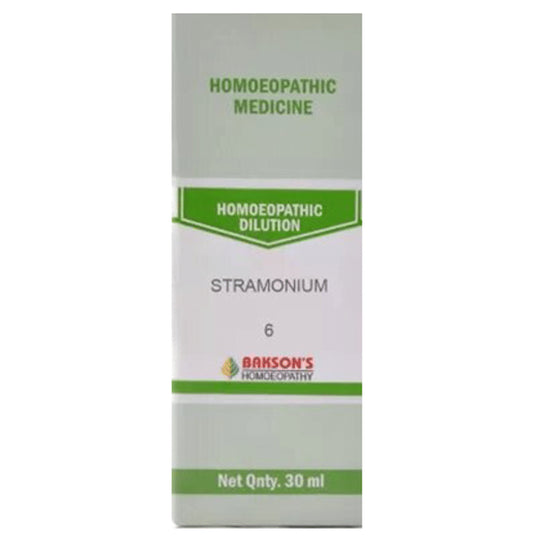 Bakson's Homeopathy Stramonium Dilution 6 CH - Classic Derma