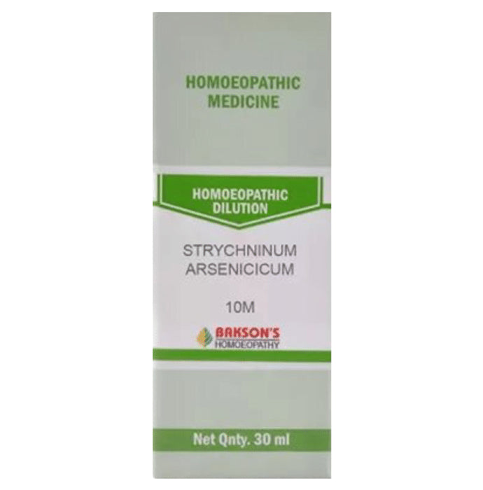 Bakson's Homeopathy Strchninum Arsenicum Dilution 10M - Classic Derma