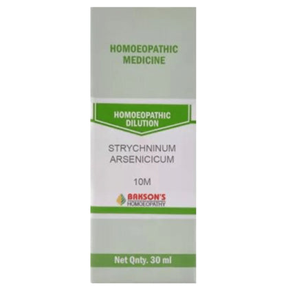 Bakson's Homeopathy Strchninum Arsenicum Dilution 10M - Classic Derma
