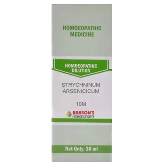 Bakson's Homeopathy Strchninum Arsenicum Dilution 10M - Classic Derma