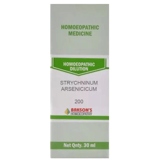 Bakson's Homeopathy Strchninum Arsenicum Dilution 200 - Classic Derma