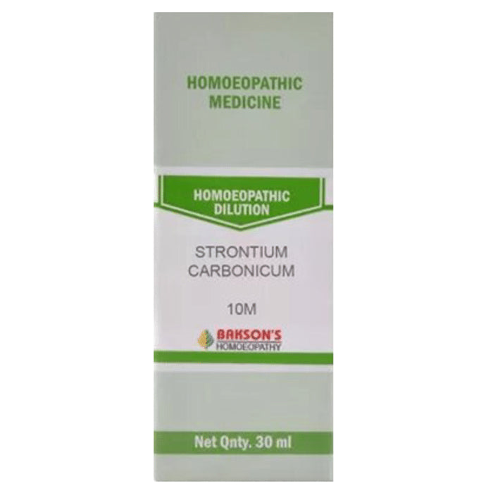 Bakson's Homeopathy Strontium Carbonicum Dilution 10M - Classic Derma