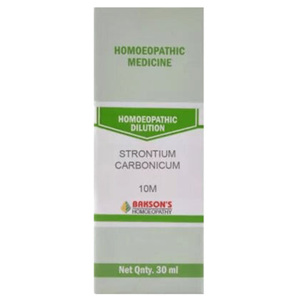 Bakson's Homeopathy Strontium Carbonicum Dilution 10M - Classic Derma
