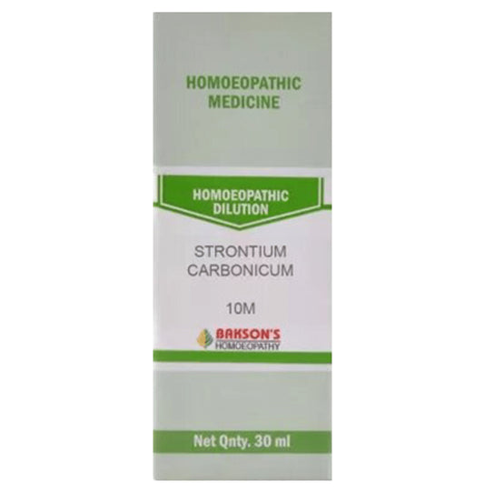 Bakson's Homeopathy Strontium Carbonicum Dilution 10M - Classic Derma