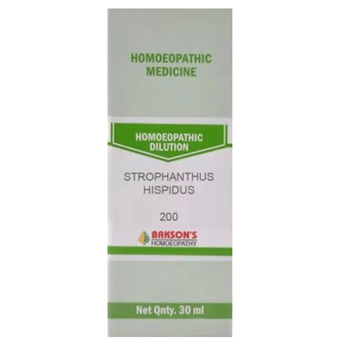 Bakson's Homeopathy Strophanthus Hispidus Dilution 200 - Classic Derma