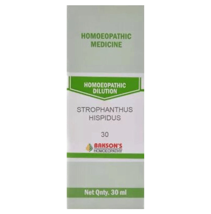 Bakson's Homeopathy Strophanthus Hispidus Dilution 30 - Classic Derma