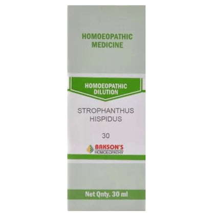 Bakson's Homeopathy Strophanthus Hispidus Dilution 30 - Classic Derma