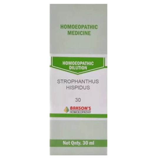 Bakson's Homeopathy Strophanthus Hispidus Dilution 30 - Classic Derma