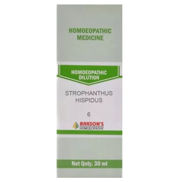 Bakson's Homeopathy Strophanthus Hispidus Dilution 6 - Classic Derma