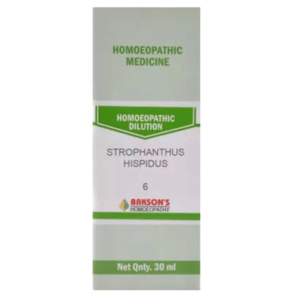 Bakson's Homeopathy Strophanthus Hispidus Dilution 6 - Classic Derma