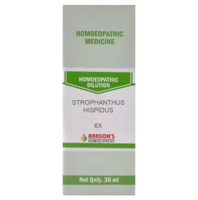 Bakson's Homeopathy Strophanthus Hispidus Dilution 6X - Classic Derma