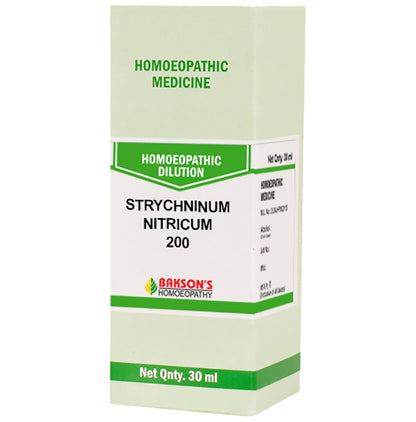 Bakson's Homeopathy Strychninum Nitricum Dilution 200 - Classic Derma