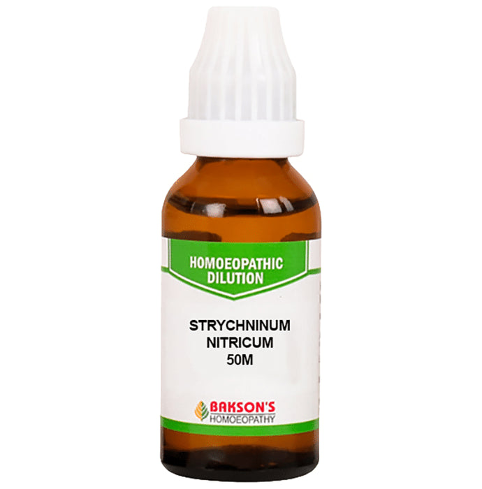 Bakson's Homeopathy Strychninum Nitricum Dilution 50M