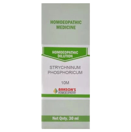 Bakson's Homeopathy Strychninum Phosphroicum Dilution - Classic Derma