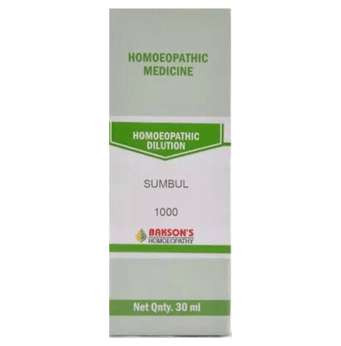 Bakson's Homeopathy Sumbul Dilution 1M - Classic Derma