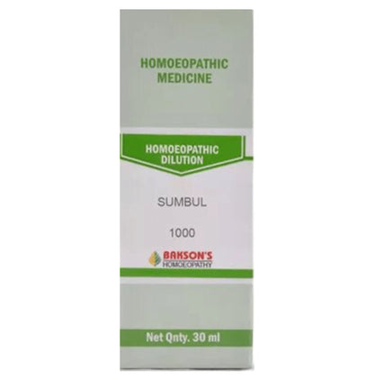 Bakson's Homeopathy Sumbul Dilution 1M - Classic Derma