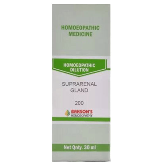 Bakson's Homeopathy Suprarenal Gland Dilution 200 - Classic Derma