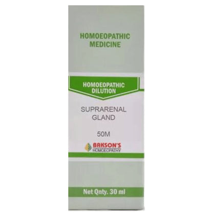 Bakson's Homeopathy Suprarenal Gland Dilution 50M - Classic Derma