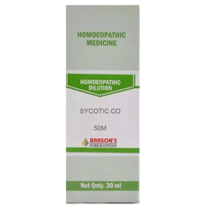 Bakson's Homeopathy Sycotic Co Dilution 50M - Classic Derma