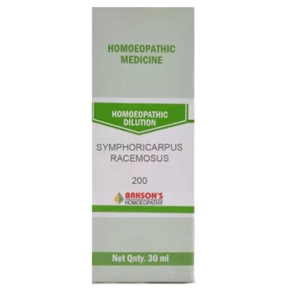 Bakson's Homeopathy Symphoricarpus Racemosus Dilution 200 - Classic Derma