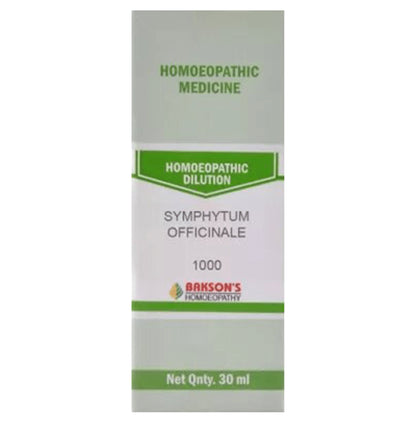Bakson's Homeopathy Symphytum Officinale Dilution 1M - Classic Derma