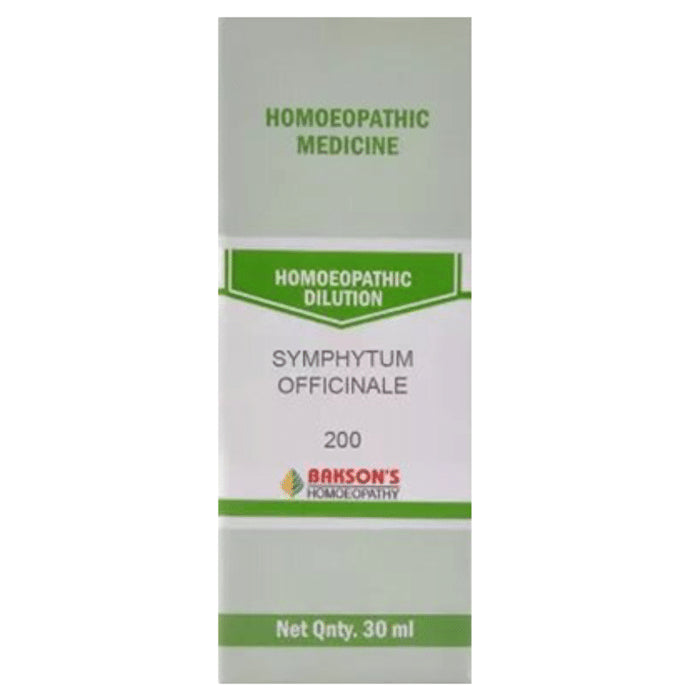 Bakson's Homeopathy Symphytum Officinale Dilution 200 - Classic Derma
