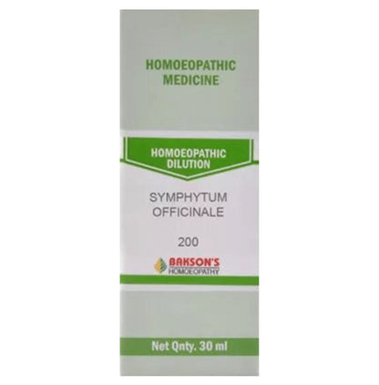 Bakson's Homeopathy Symphytum Officinale Dilution 200 - Classic Derma
