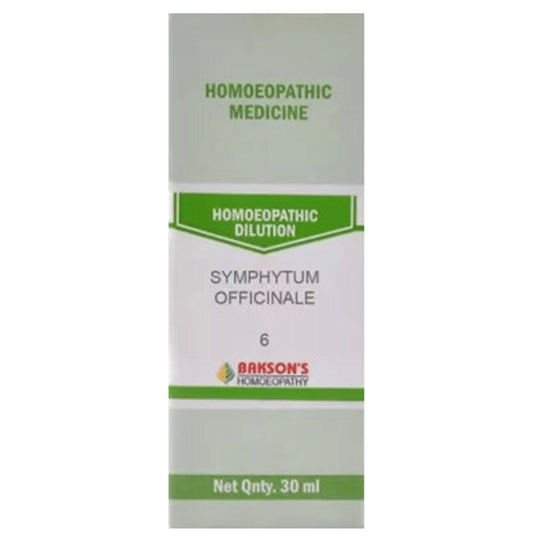 Bakson's Homeopathy Symphytum Officinale Dilution 6 - Classic Derma