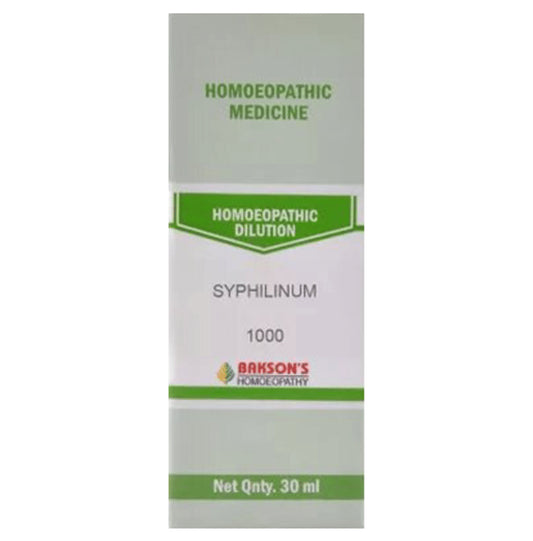 Bakson's Homeopathy Syphilinum Dilution 1M - Classic Derma