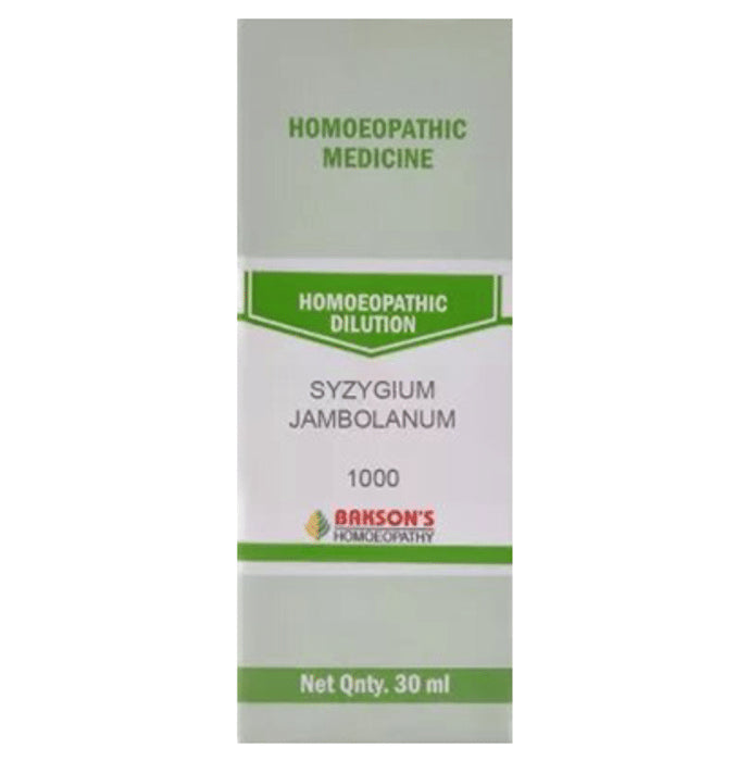 Bakson's Homeopathy Syzygium Jambolanum Dilution 1M - Classic Derma
