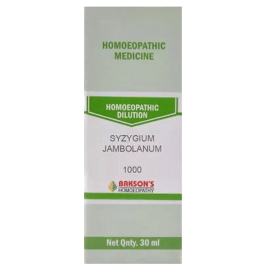 Bakson's Homeopathy Syzygium Jambolanum Dilution 1M - Classic Derma