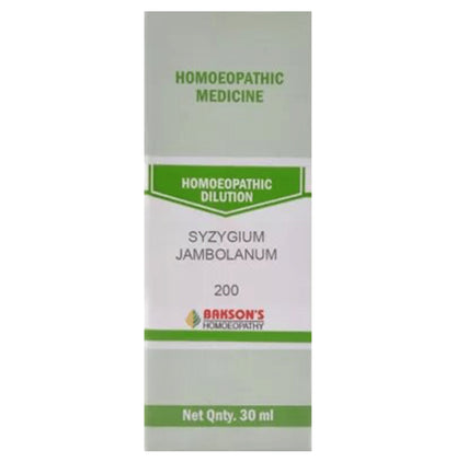 Bakson's Homeopathy Syzygium Jambolanum Dilution 200 - Classic Derma