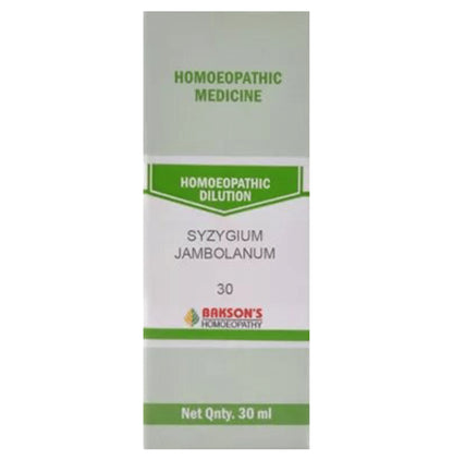 Bakson's Homeopathy Syzygium Jambolanum Dilution 30 - Classic Derma