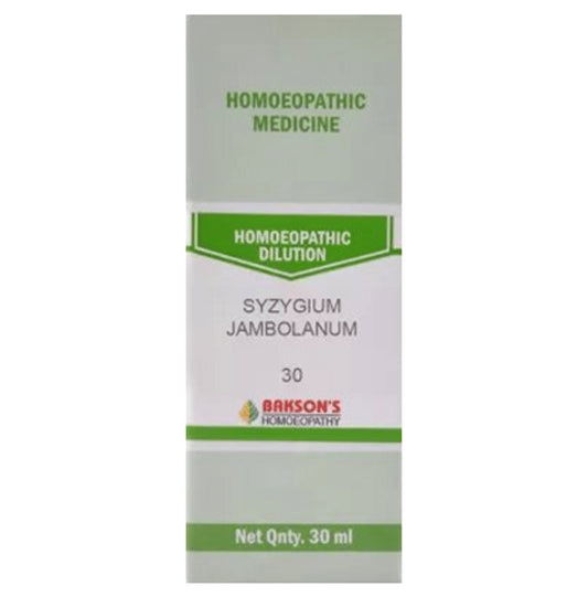 Bakson's Homeopathy Syzygium Jambolanum Dilution 30 - Classic Derma