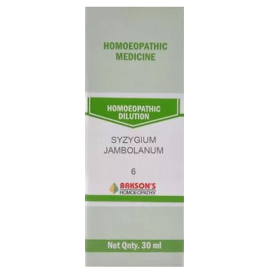 Bakson's Homeopathy Syzygium Jambolanum Dilution 6 - Classic Derma