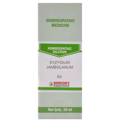 Bakson's Homeopathy Syzygium Jambolanum Dilution 6X - Classic Derma