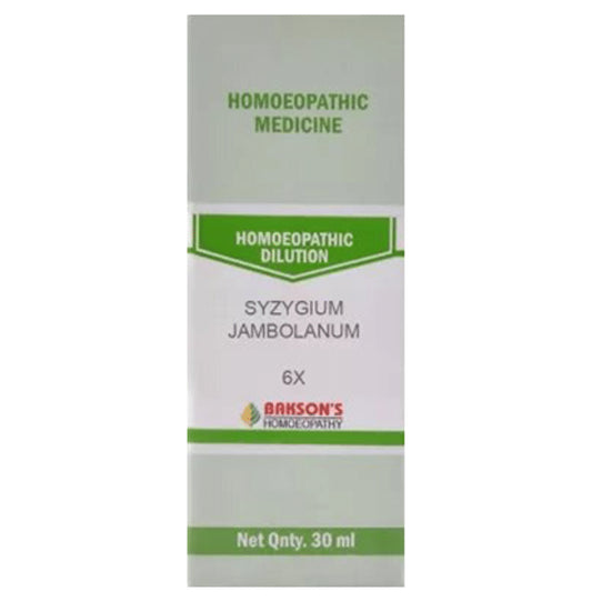 Bakson's Homeopathy Syzygium Jambolanum Dilution 6X - Classic Derma
