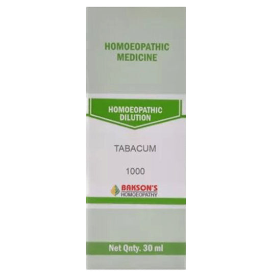 Bakson's Homeopathy Tabacum Dilution 1M - Classic Derma