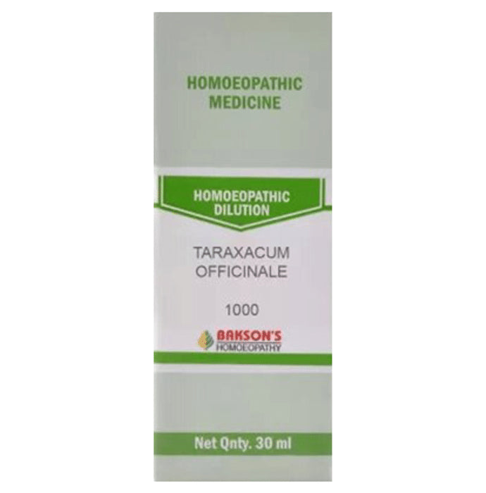 Bakson's Homeopathy Taraxacum Officinale Dilution 1M - Classic Derma