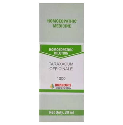 Bakson's Homeopathy Taraxacum Officinale Dilution 1M - Classic Derma