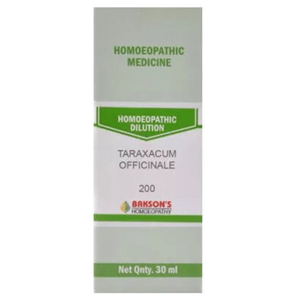 Bakson's Homeopathy Taraxacum Officinale Dilution 200 - Classic Derma