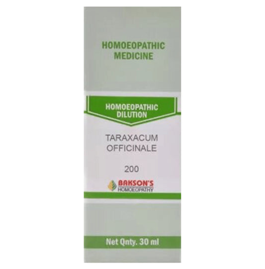 Bakson's Homeopathy Taraxacum Officinale Dilution 200 - Classic Derma
