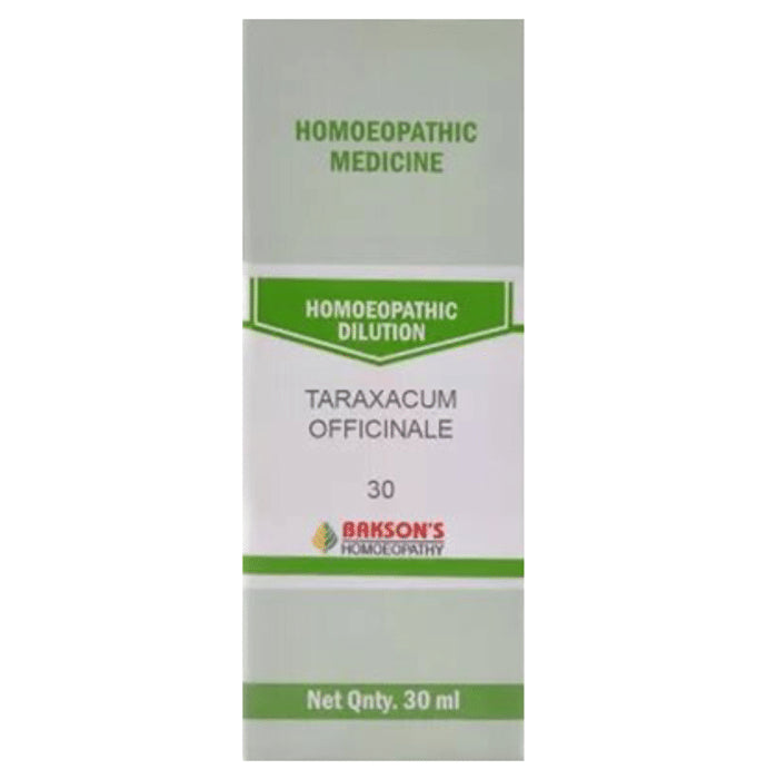 Bakson's Homeopathy Taraxacum Officinale Dilution 30 - Classic Derma