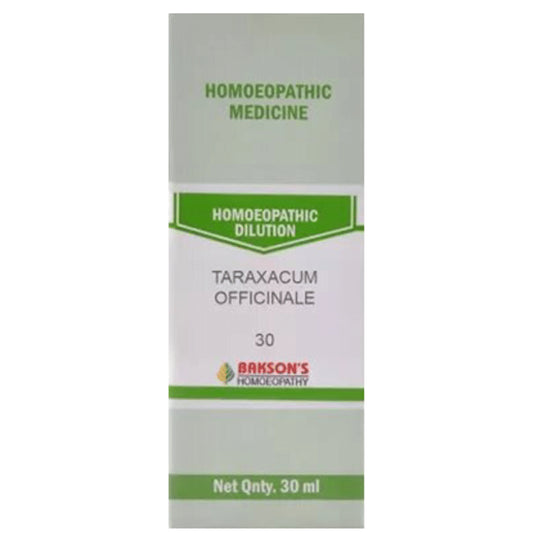 Bakson's Homeopathy Taraxacum Officinale Dilution 30 - Classic Derma
