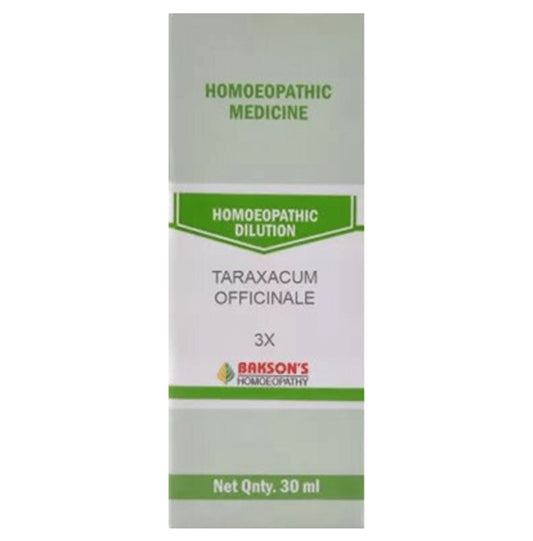 Bakson's Homeopathy Taraxacum Officinale Dilution 3X - Classic Derma