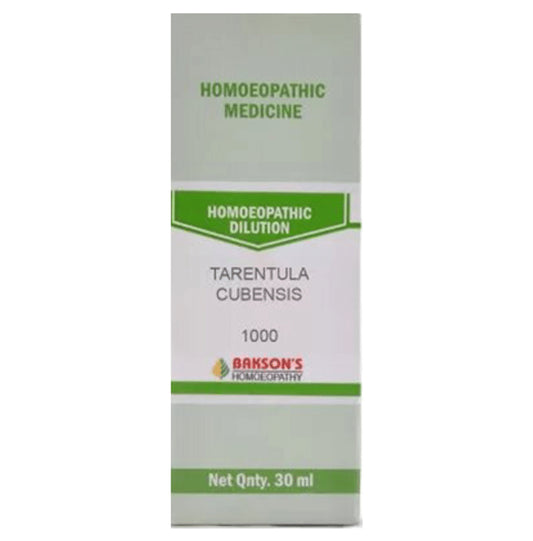 Bakson's Homeopathy Tarentula Cubensis Dilution 1M - Classic Derma